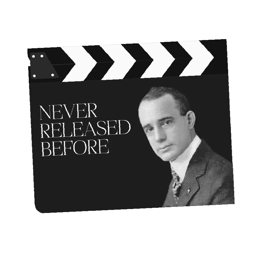 Never Released Before — Napoleon Hill archive footage clapperboard